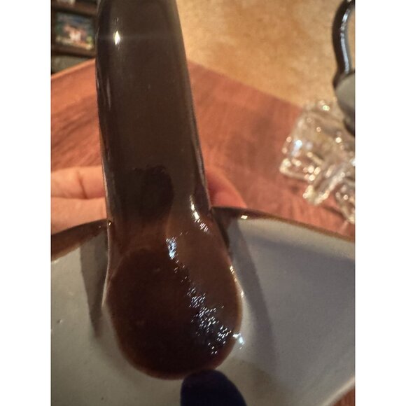 Vintage Hand-Painted Folk Art Pottery – Pitcher & Basket Set - Picture 12 of 14